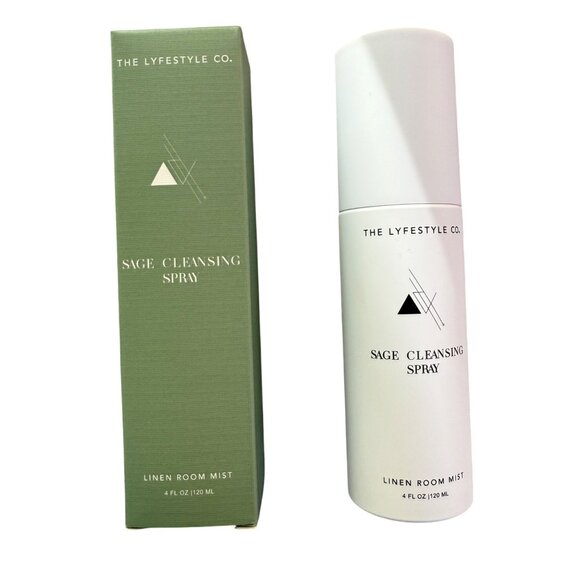 The Lyfestyle Co Sage Cleansing Spray Linen Room Mist 4 Oz Relaxing Refreshing - Picture 2 of 8